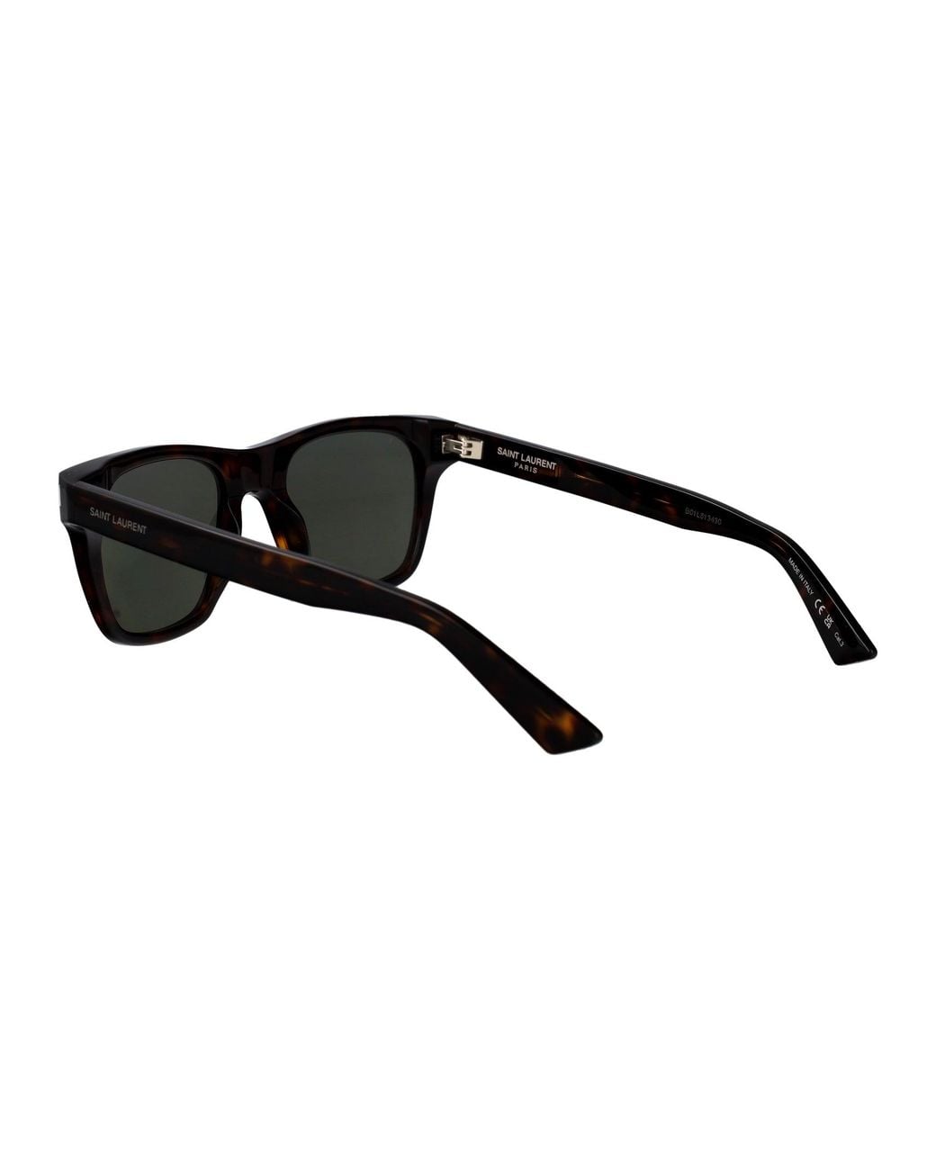 Saint Laurent Black Havana-Havana- Acetate Sunglasses