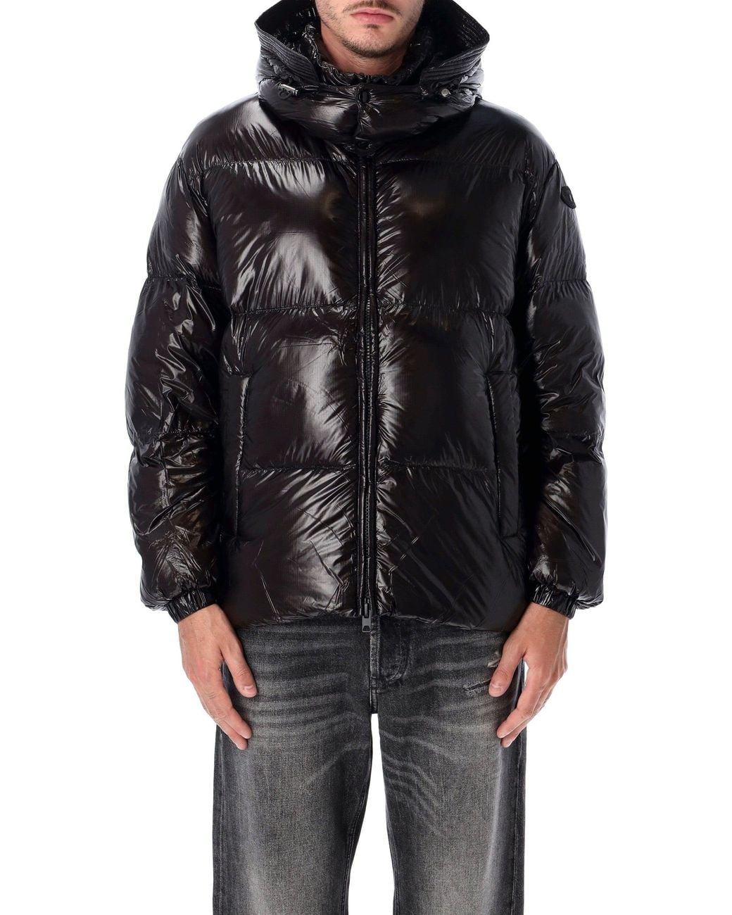 DIESEL Black 100% Polyamide Coat For Fall/Winter 2026 (Fw26)