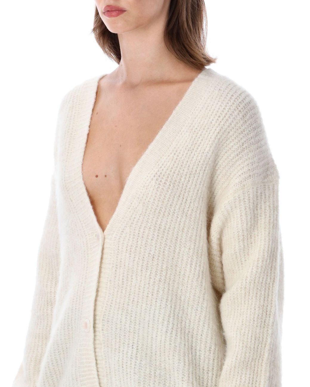 American Vintage White East Cardigan