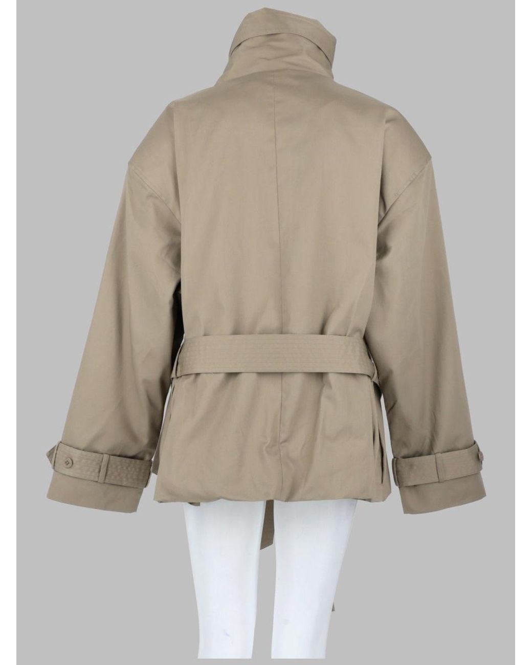 ROTATE BIRGER CHRISTENSEN Natural Chic Trench Coat For Fw26