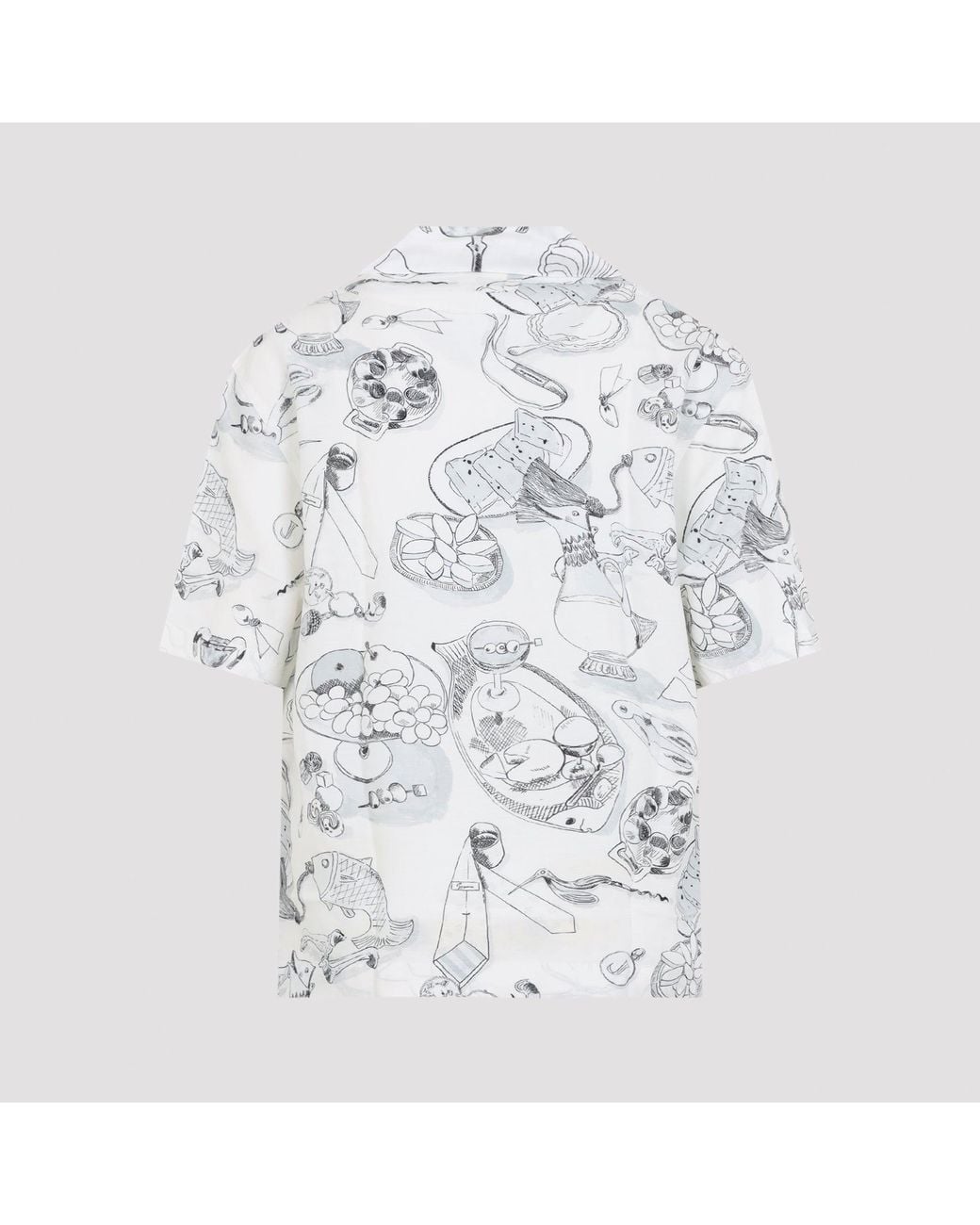 Jacquemus Cocktailshirt in het White voor heren