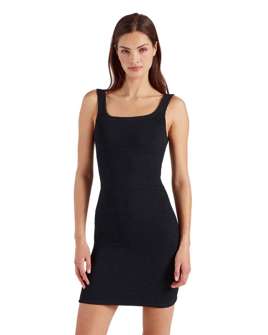Hunza G Black Dresses