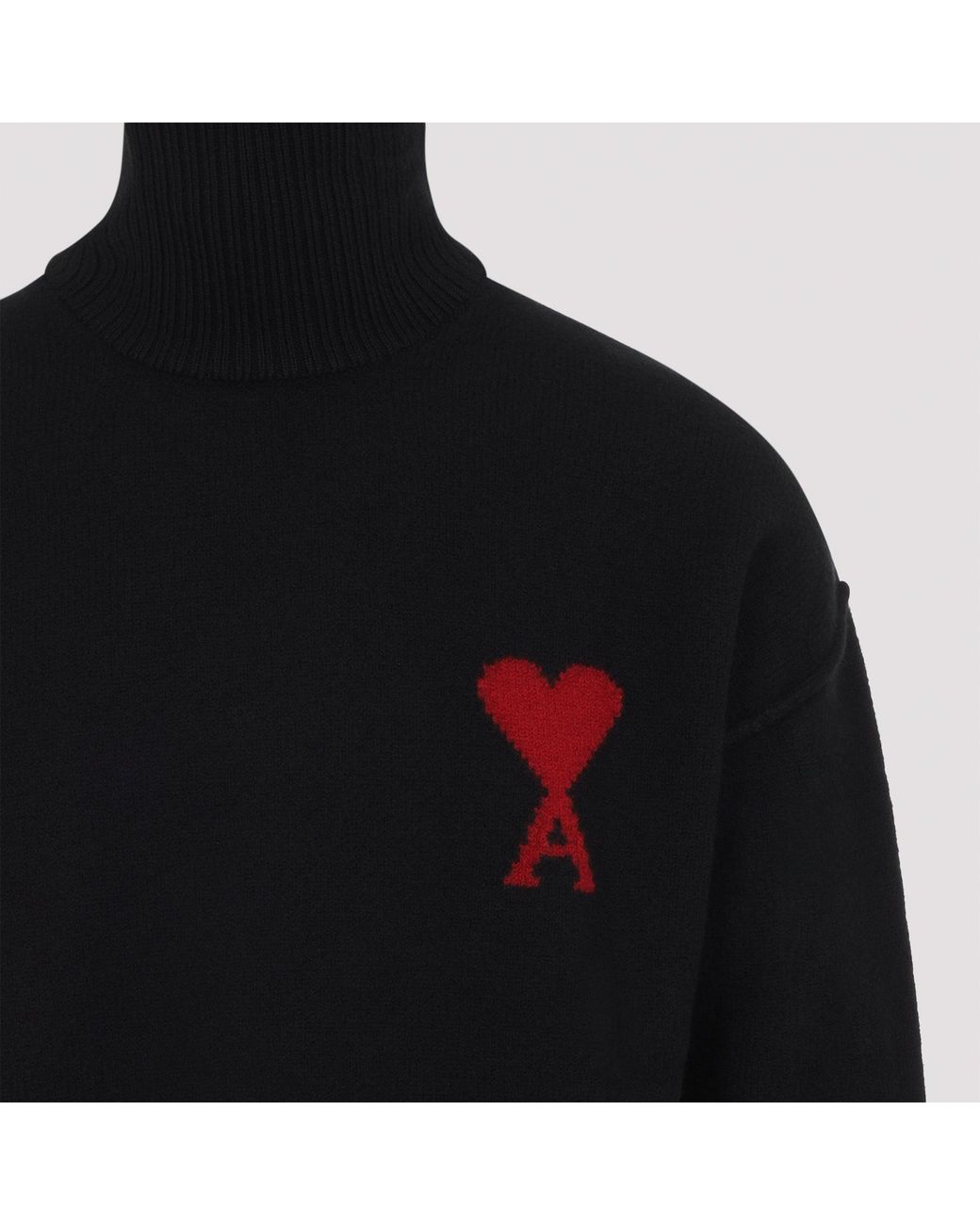 Ami Adc Pull à col cheminée AMI en coloris Black