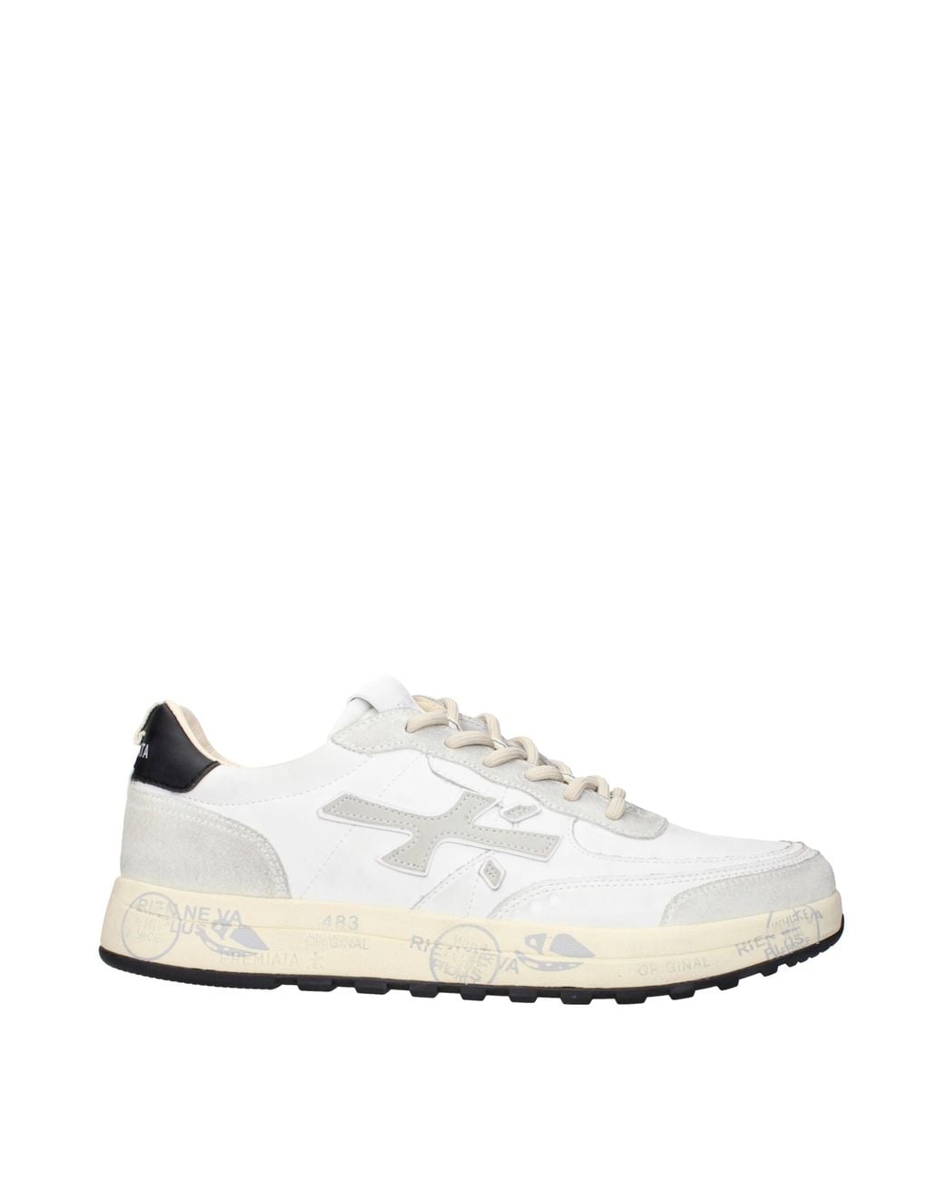 Premiata White Sneakers/ Leather