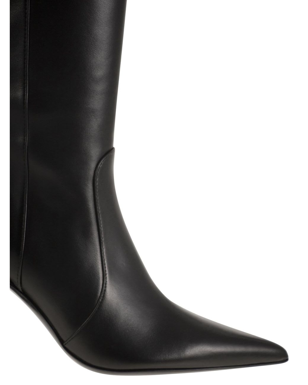 Stuart Weitzman Vinnie Lederen Laarzen in het Black