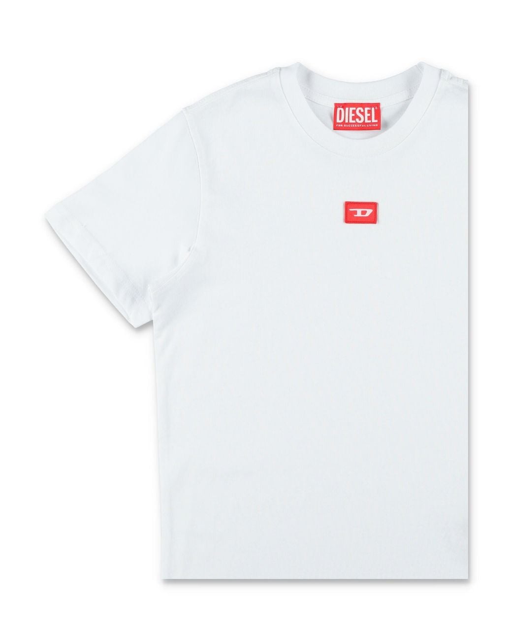 DIESEL White Boy's 100% Cotton Mini T-Shirt