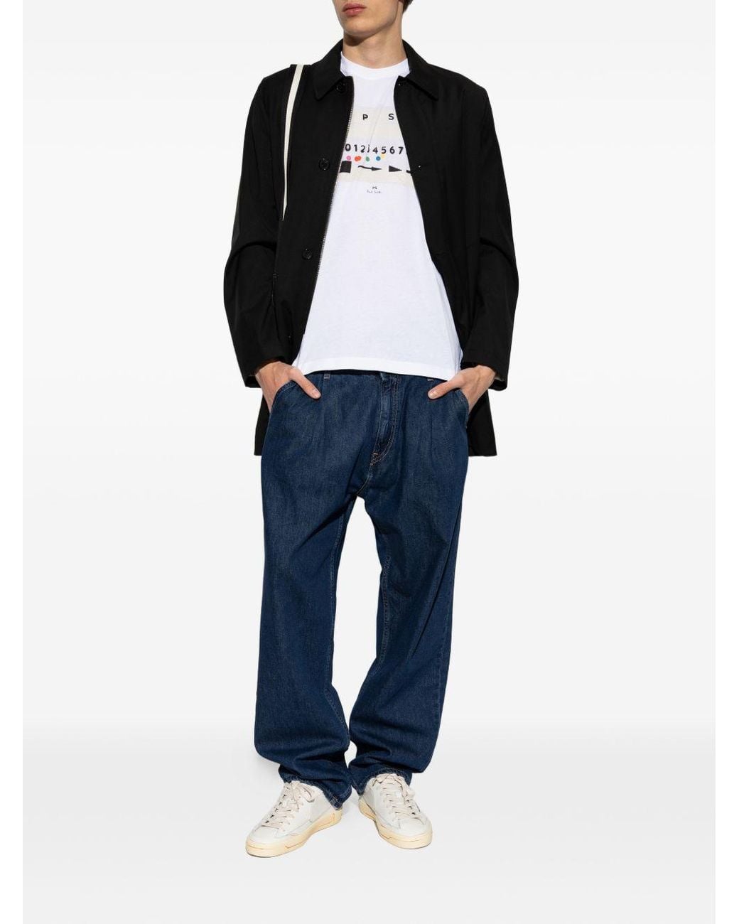 Paul Smith White Ps12345 Cotton T Shirt