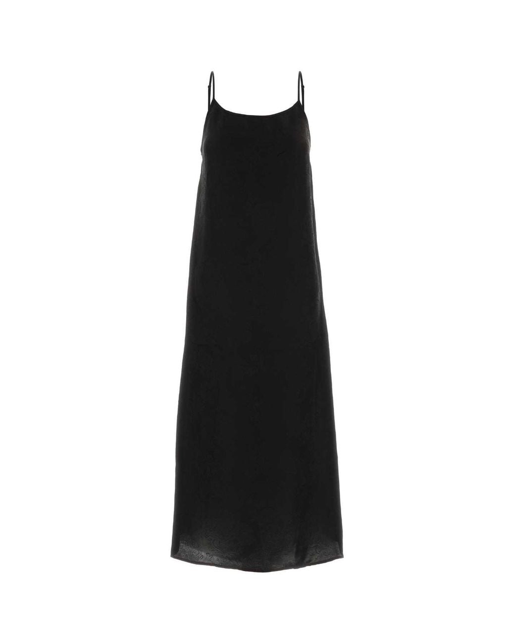 Uma Wang Black Anaya Viscose-Blend Dress