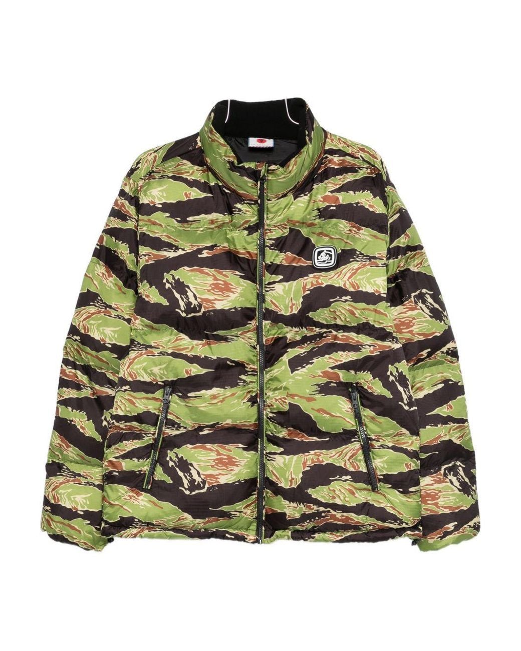 ICECREAM Green Camou Down Jacket