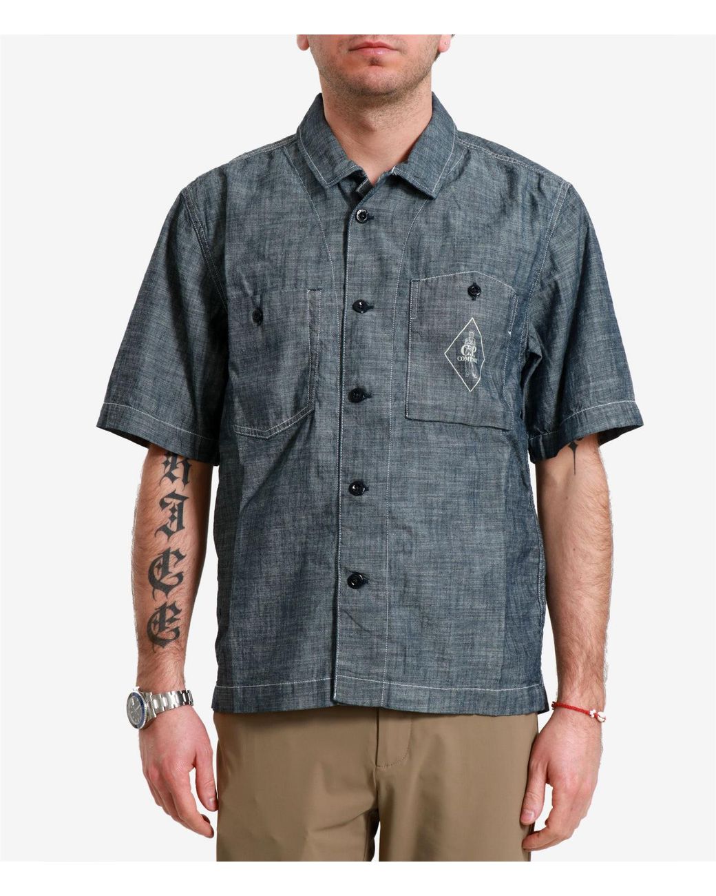 C P Company Blue Shirts for men