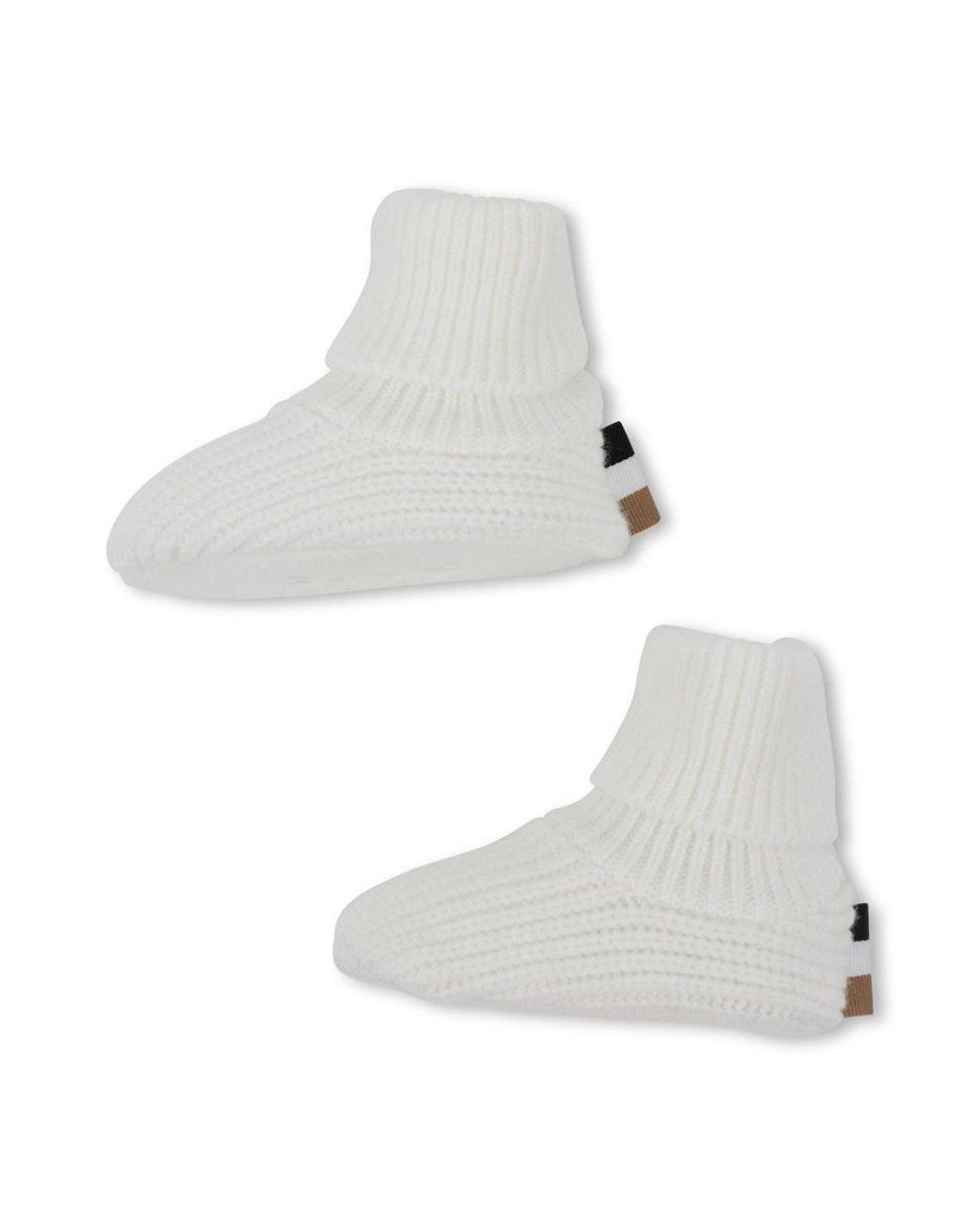 Boss White Hat Set With Slippers