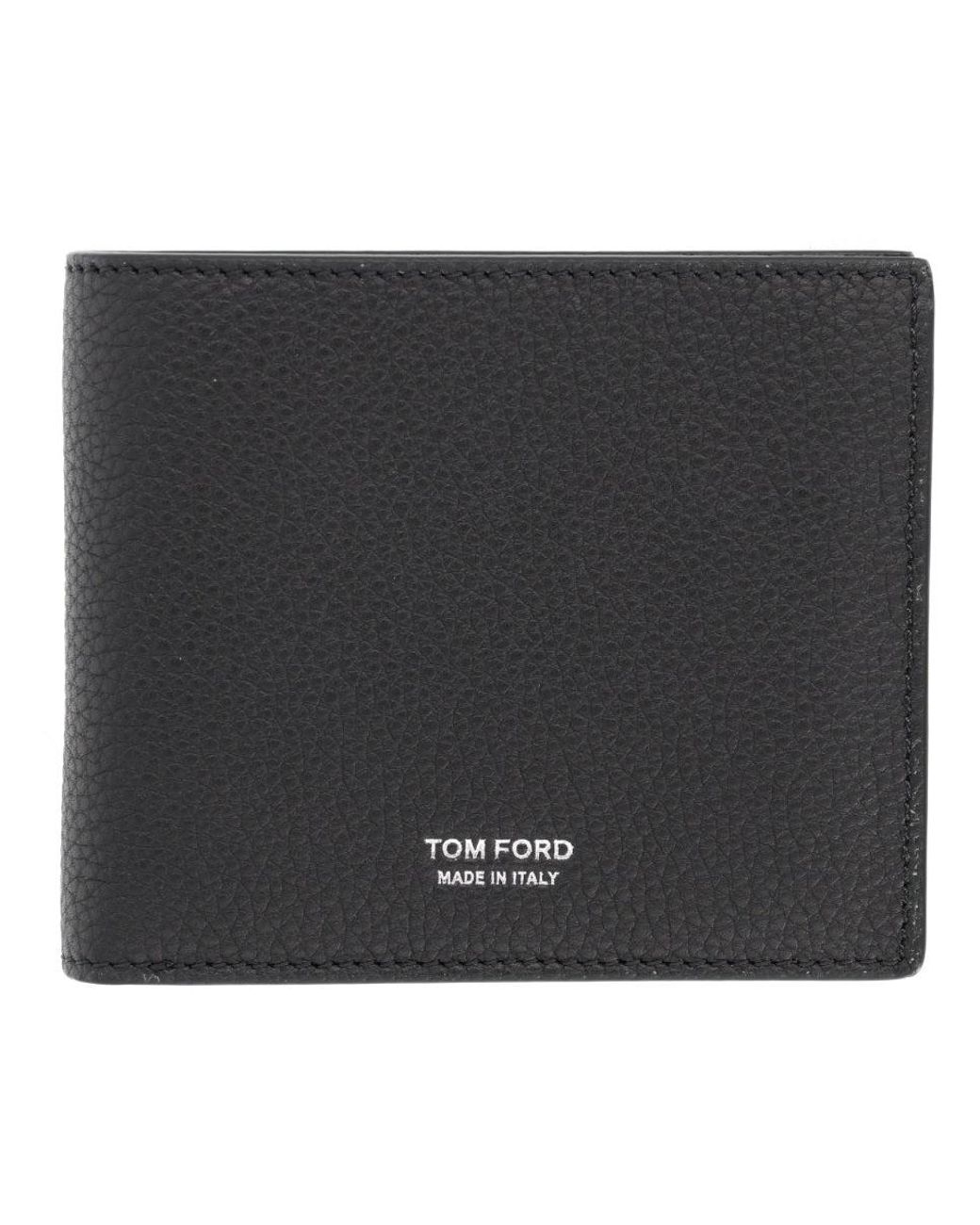Tom Ford Black Wallet Leather & Purses for men