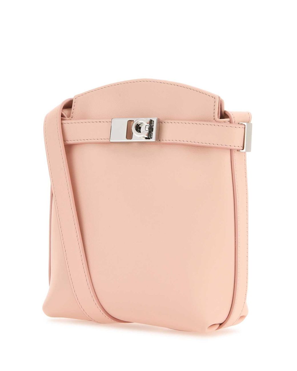 Ferragamo Pink Salvatore Pastel Leather Gancini Phone Case