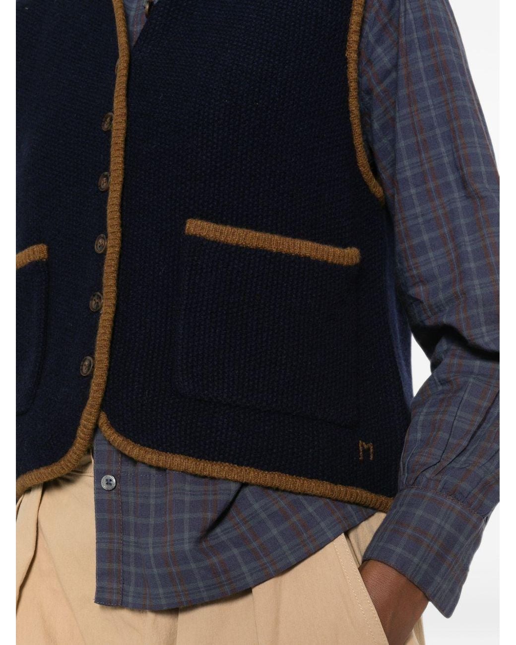 Moismont Blue Angele Wool Cardigan