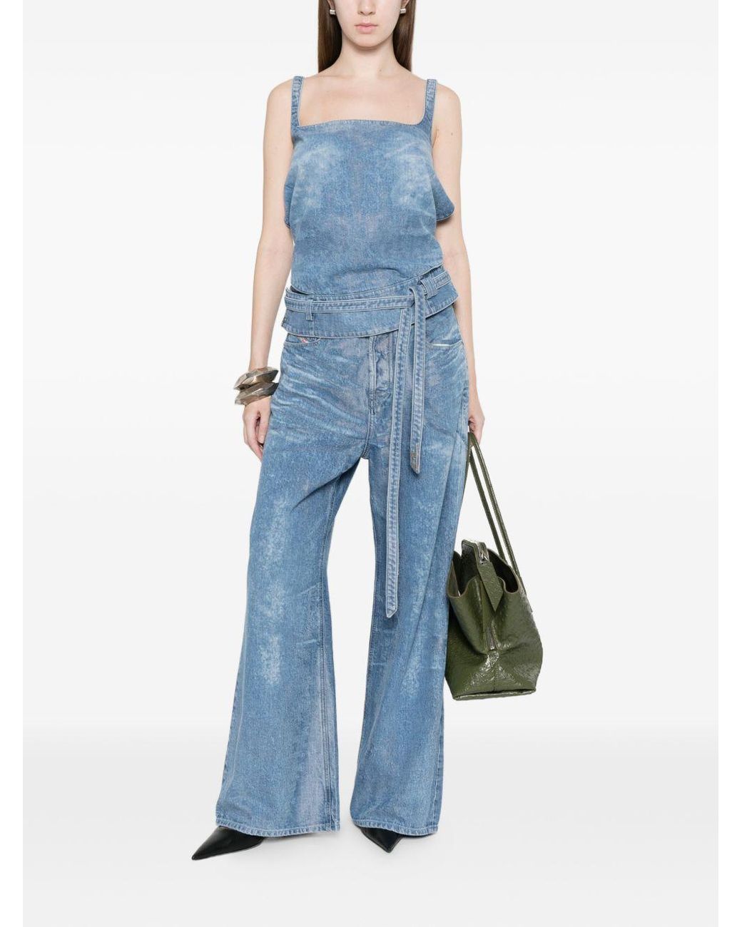 DIESEL Blue Denim Tank Top