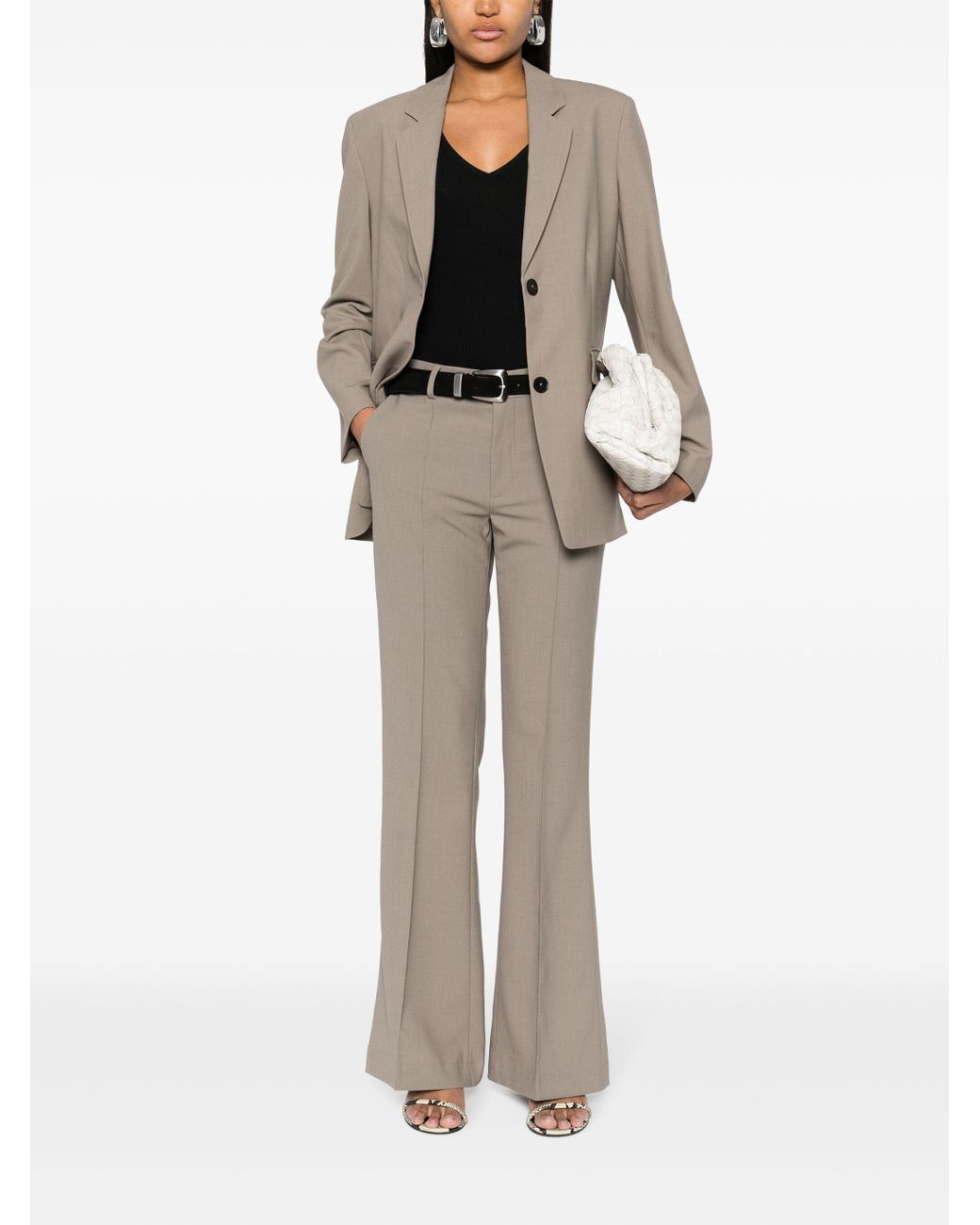Closed Gray Denair Flared Trousers