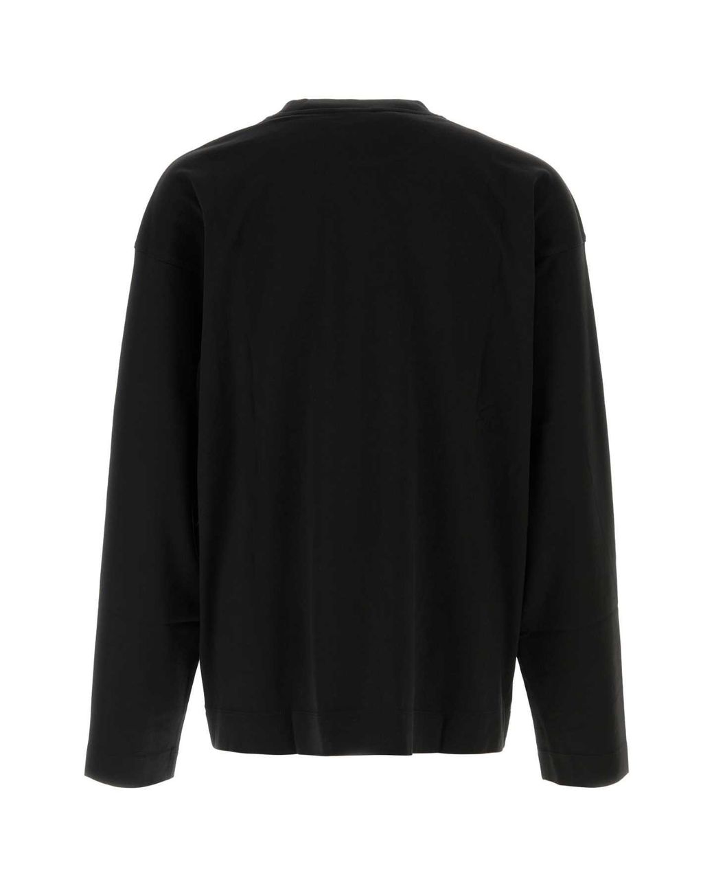 Dries Van Noten Black Oversize Hegland Cotton T-Shirt for men