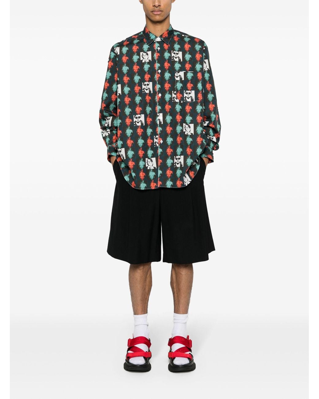 Comme des Garçons Multicolor Shirt Woven