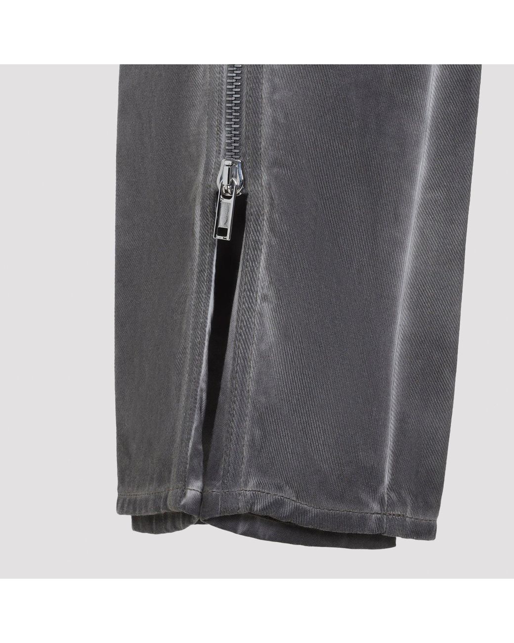 Rick Owens Gray Dark Dust Bolan Banana Jeans for men