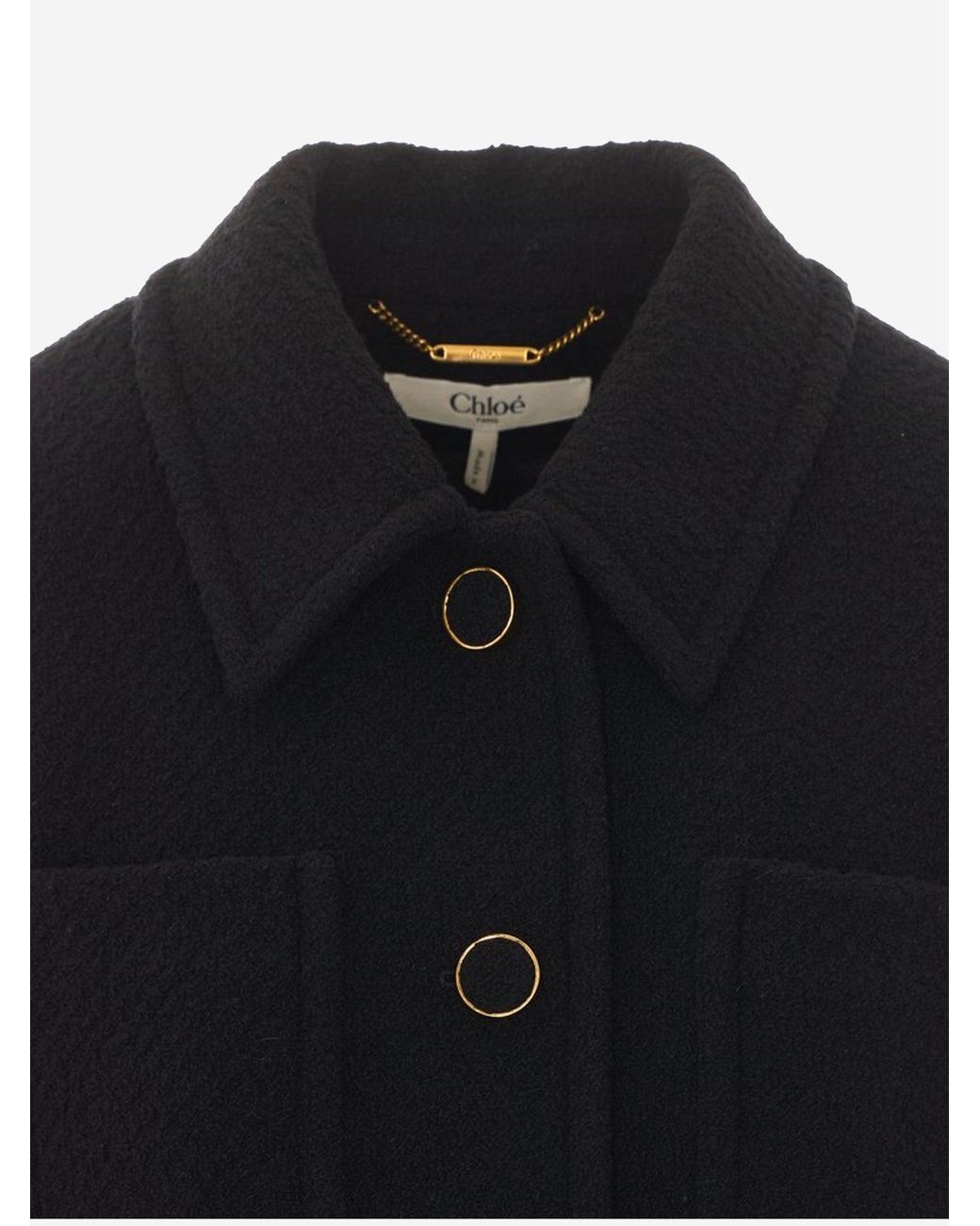 Chloé Blue Blazer Aries Wool