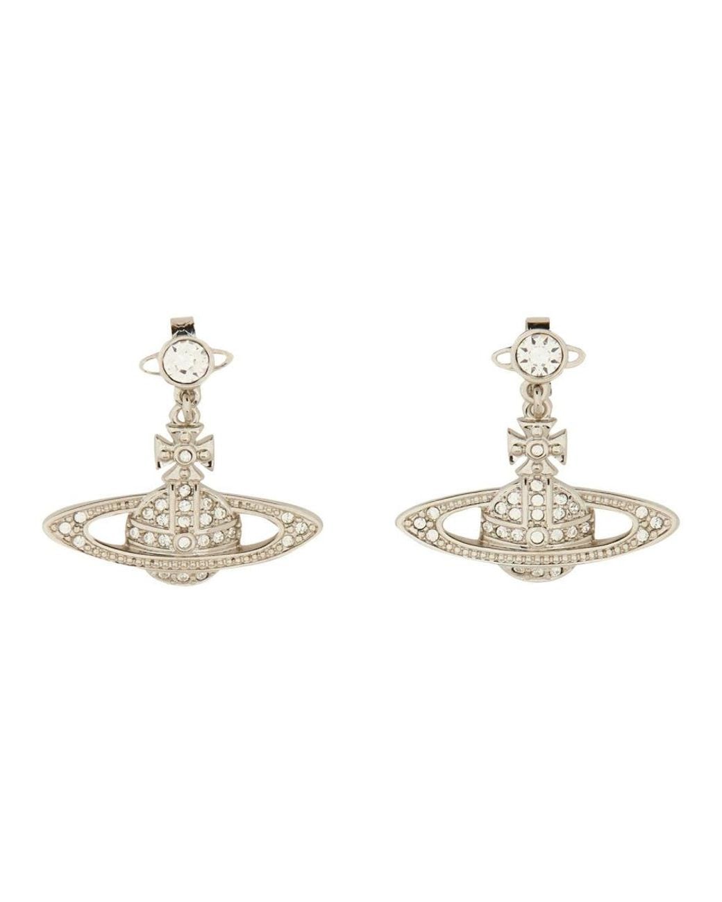 Vivienne Westwood Metallic Orecchini "Mini Bas Relief"