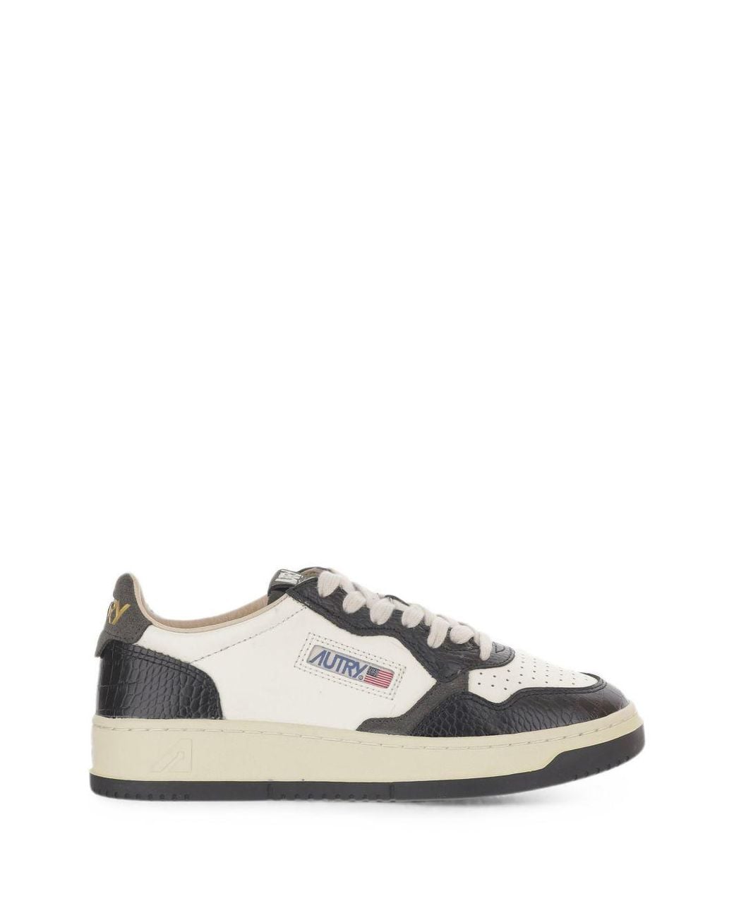 Autry White Medialist Low Sneakers
