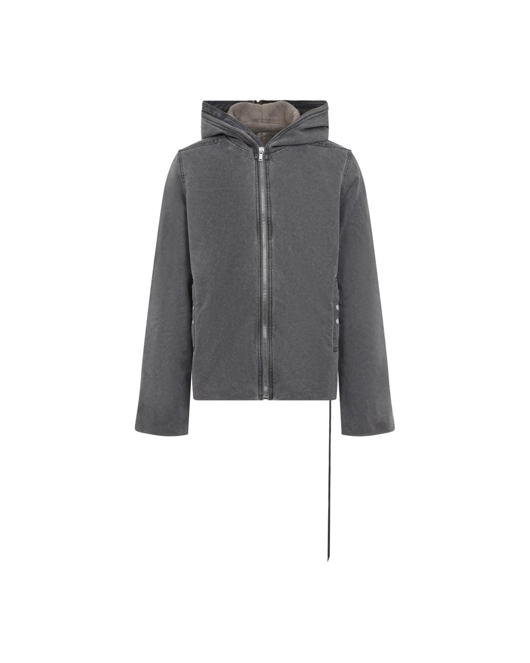 Gimp Zipfront Jacket Rick Owens de hombre de color Gray