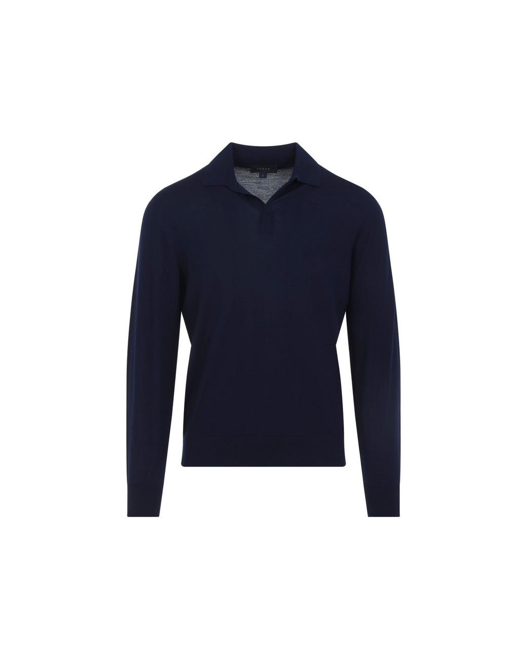 Sease Gray Lasca Virgin Wool Polo