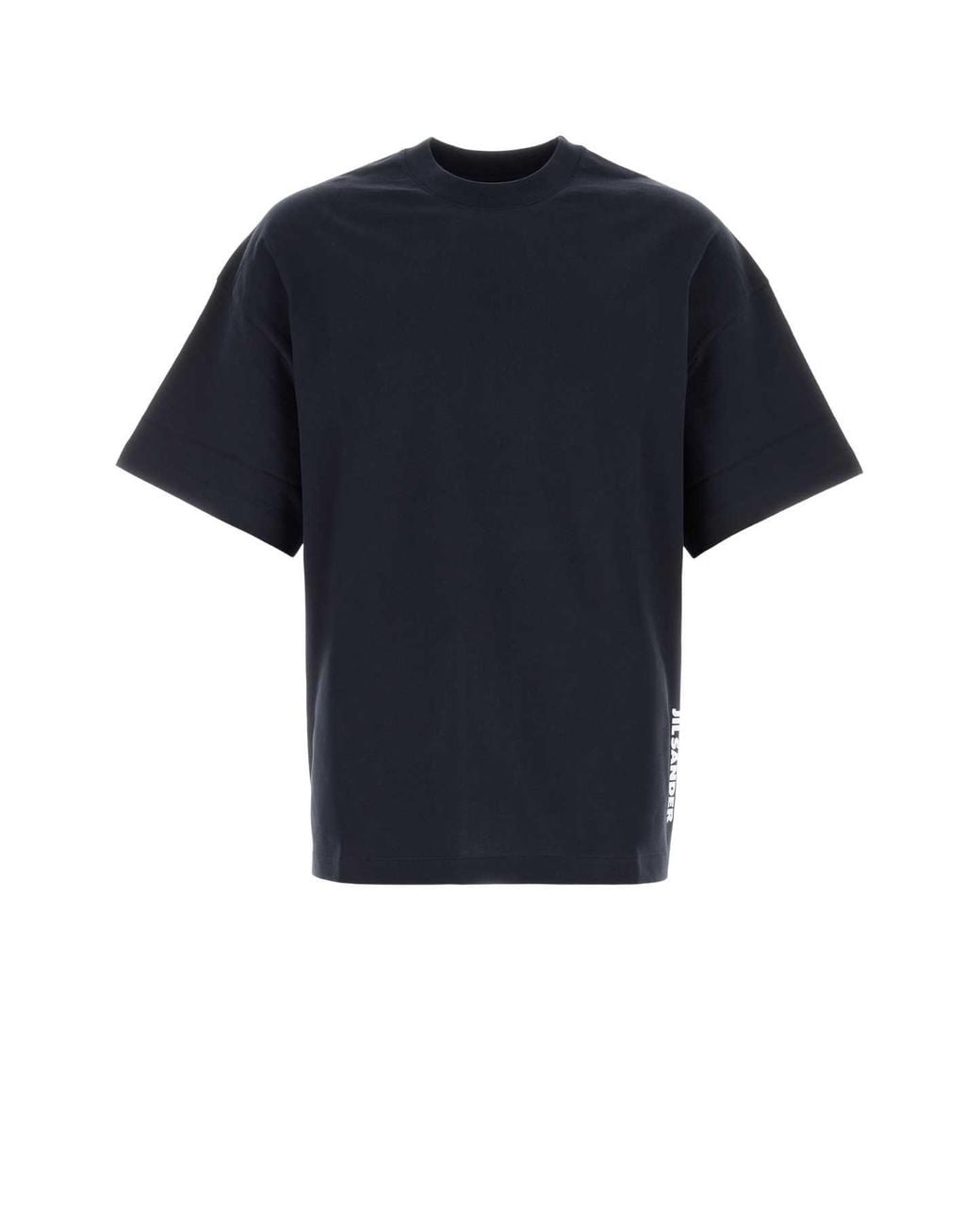 Jil Sander Blue Midnight Cotton T Shirt