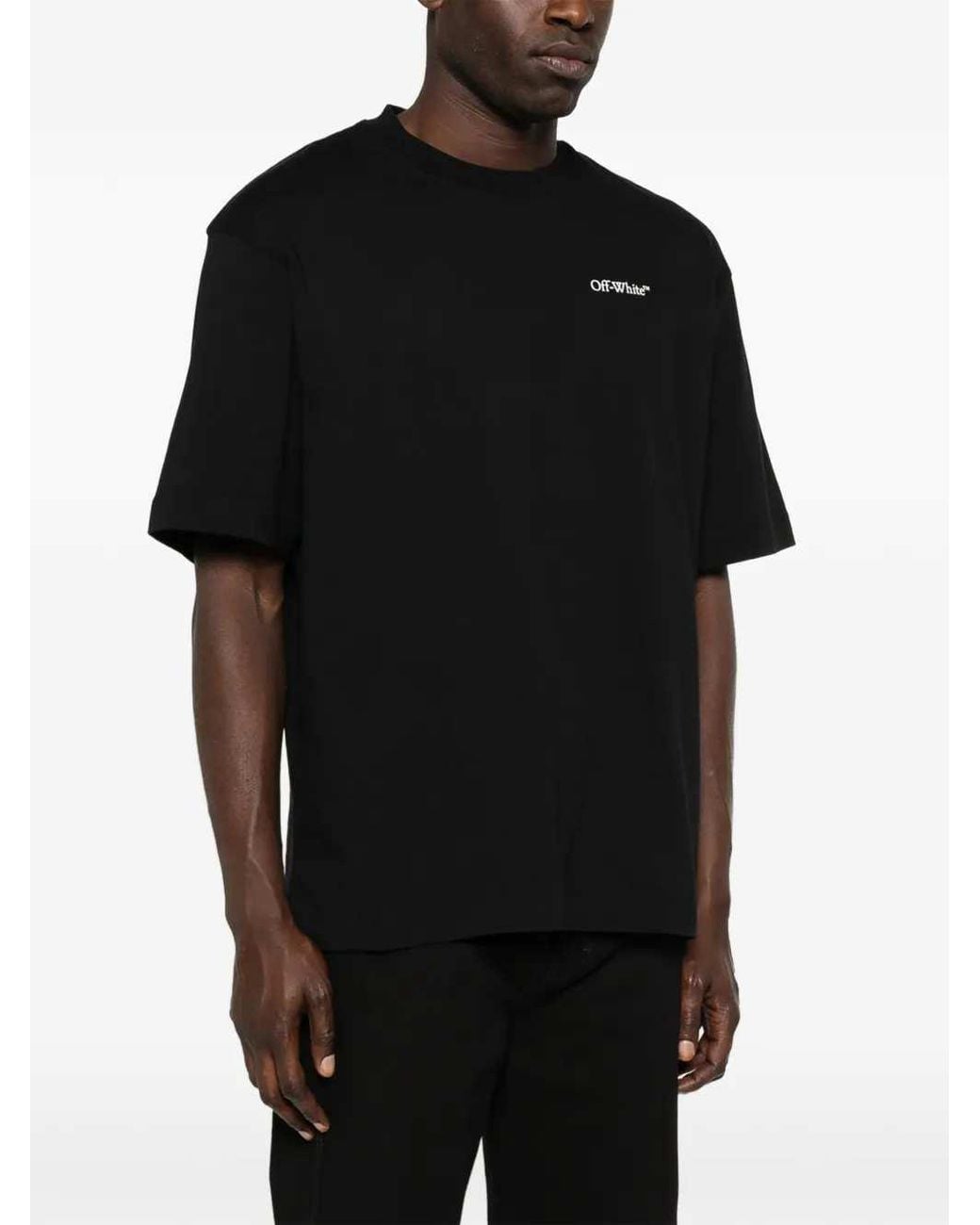 Off-White c/o Virgil Abloh Black Cotton T Shirt
