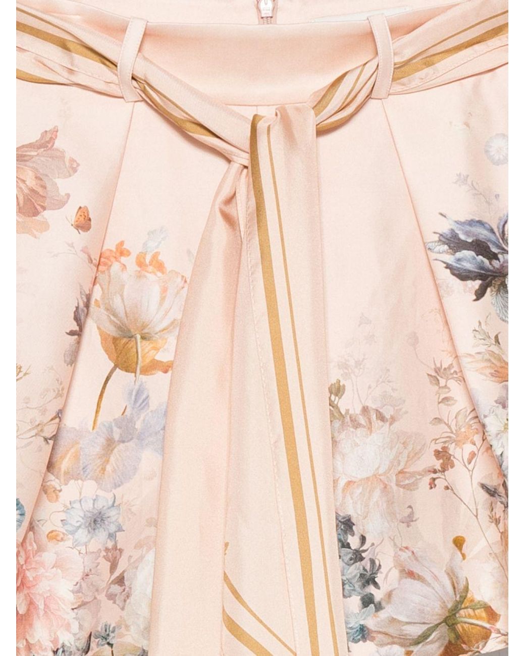 Zimmermann Pink Valiant Printed Shorts