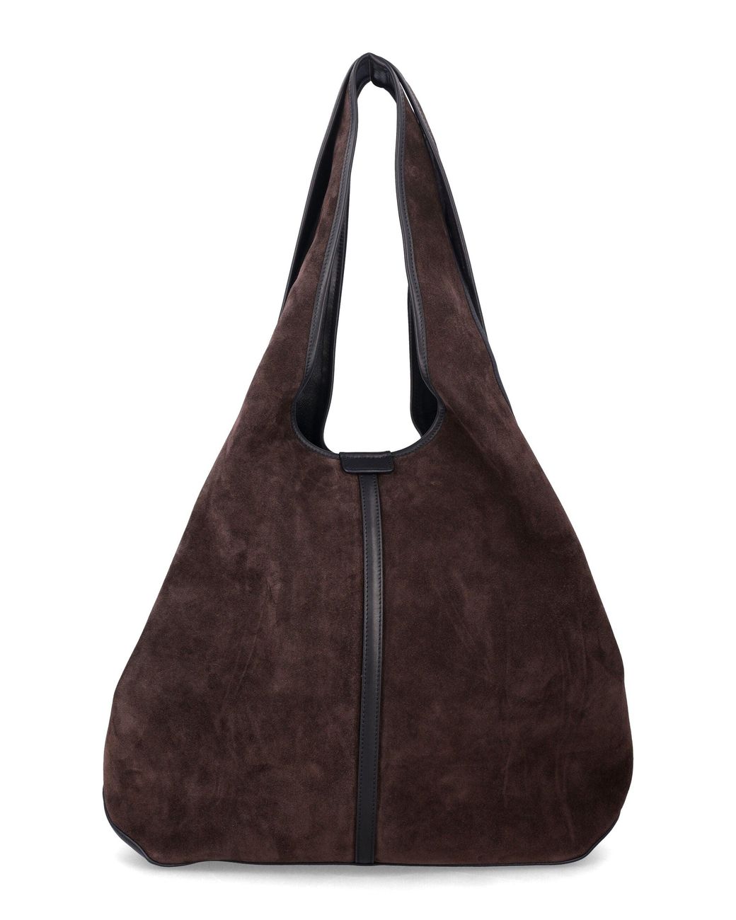 Soeur Brown Douce Suede Cabas Bag