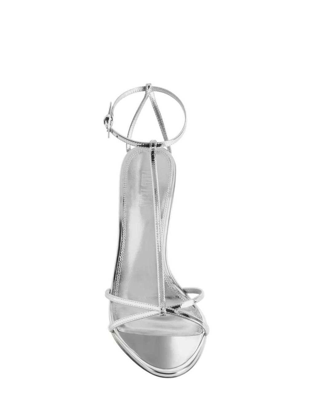 Paris Texas Metallic Lidia T-Strap Sandal 105