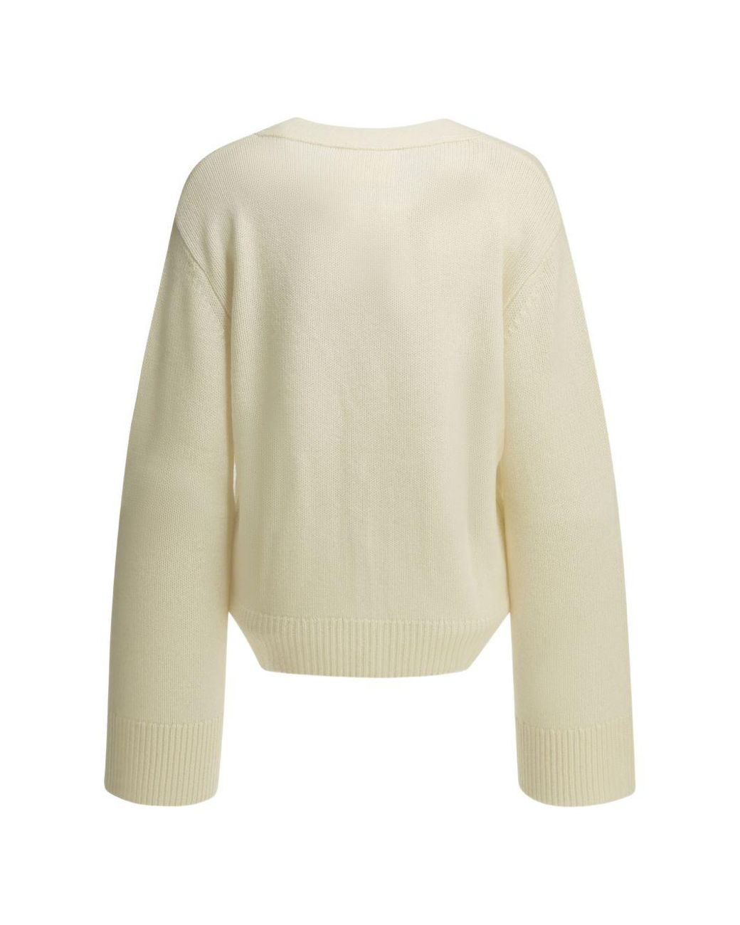 Lisa Yang White Danni Cashmere Cardigan