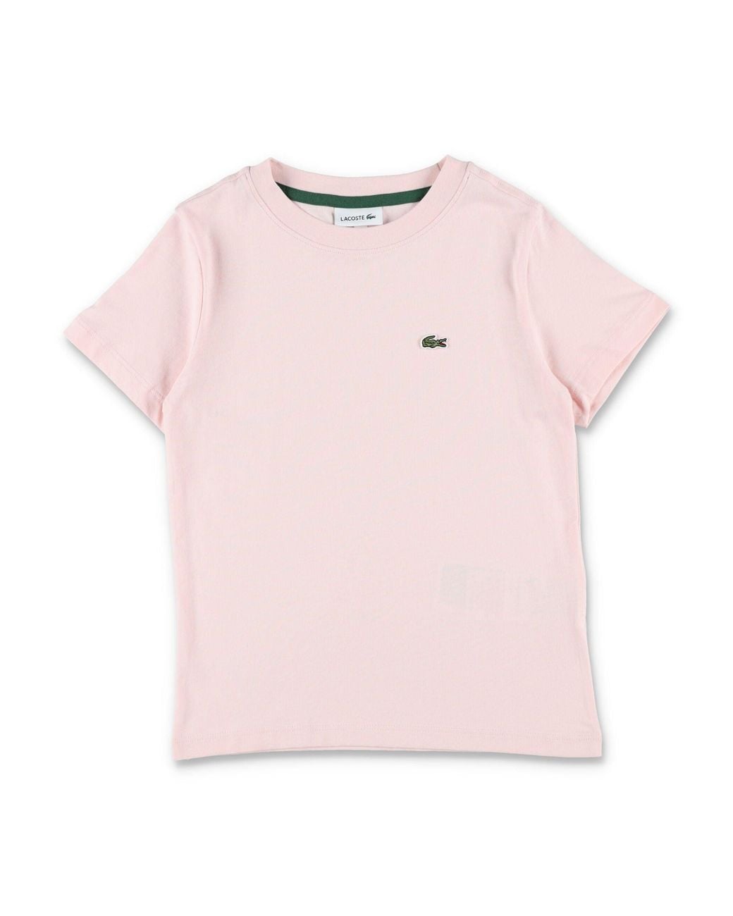 Lacoste Pink Boy's Cotton T-Shirt