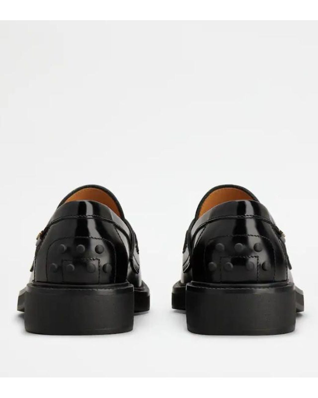 Tod's Black Leder-Loafer