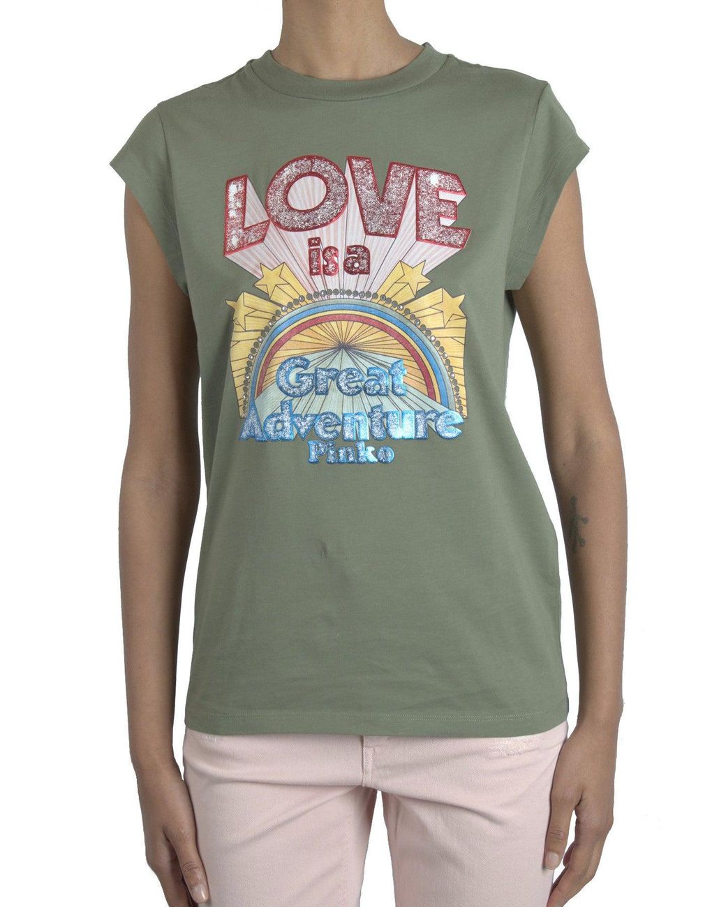 Pinko Green T Shirt