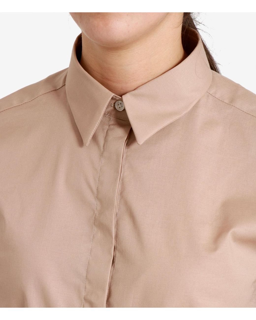 Fay Overhemden Beige in het Pink