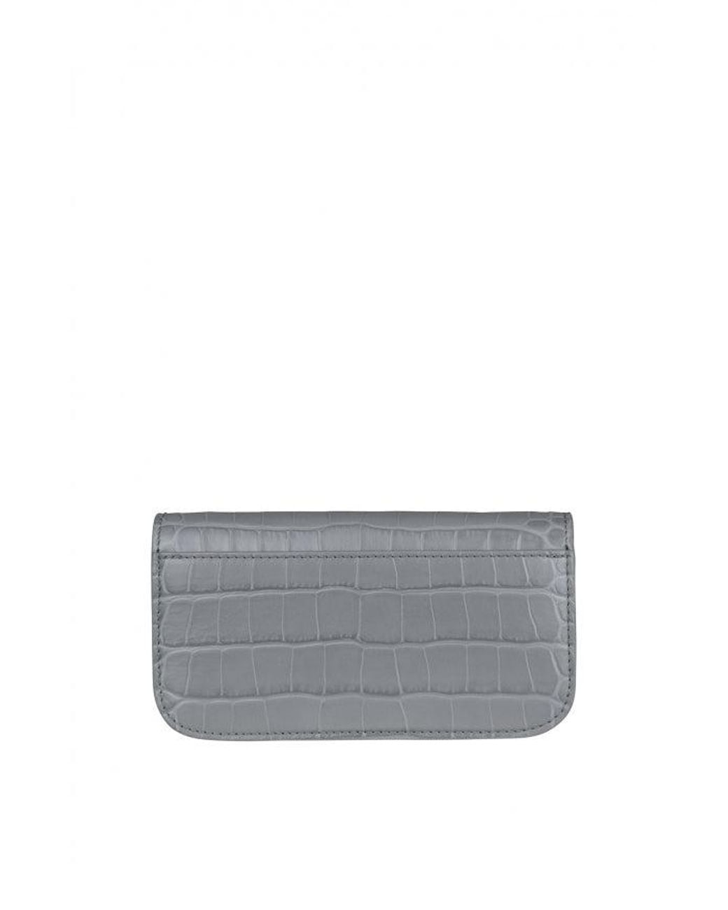 Balenciaga Gray Wallet Chain Gossip