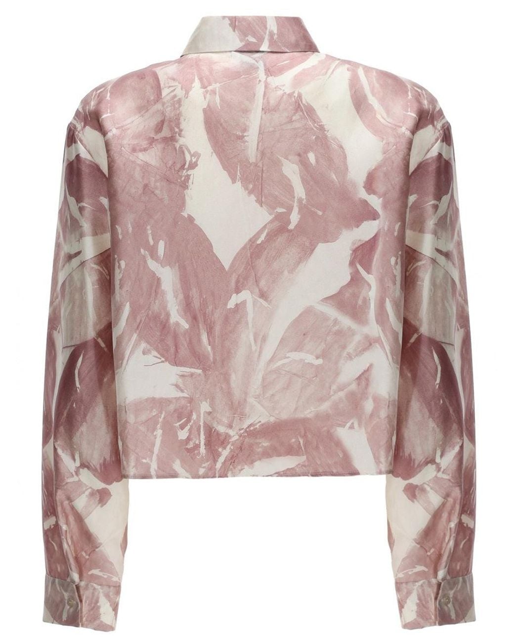 Alysi Pink Silk Shirt