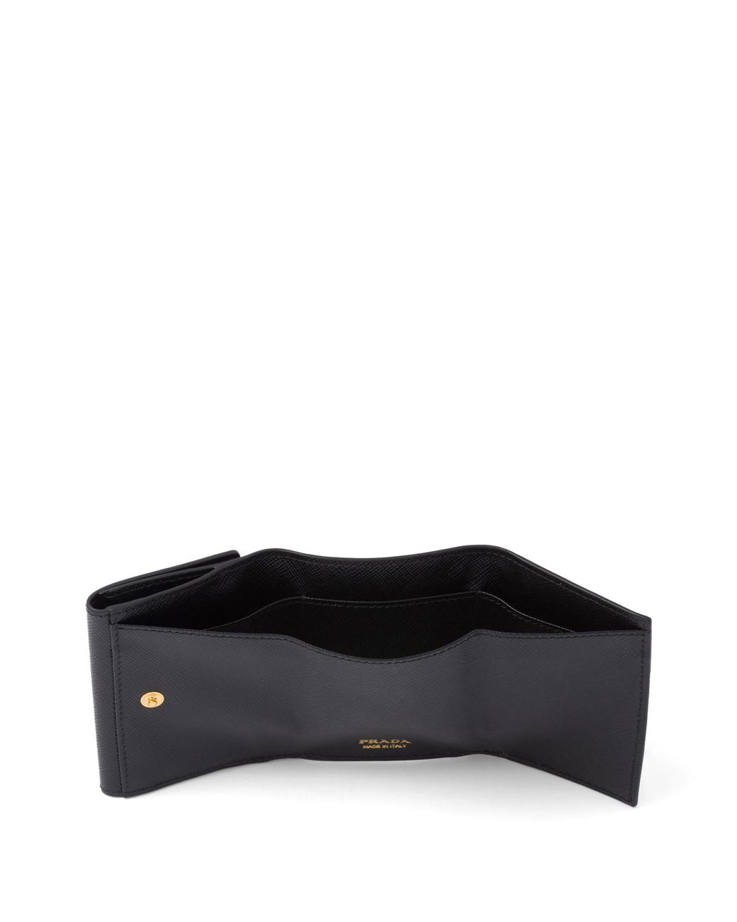 Prada Black Small Saffiano Wallet