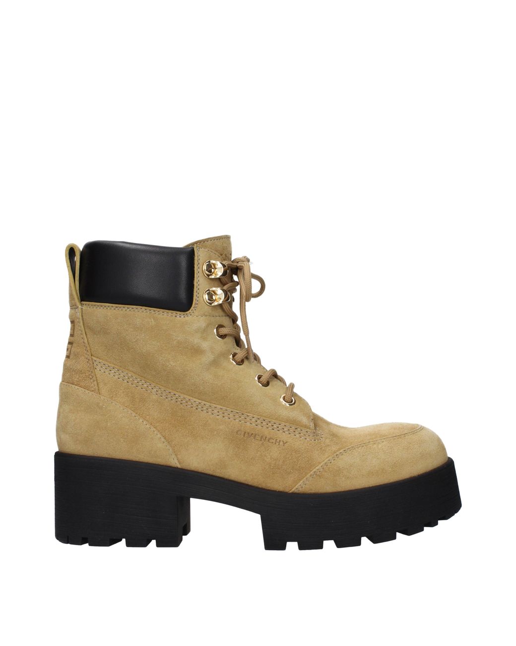 Givenchy Multicolor Trekker Boots/Hazelnut Suede