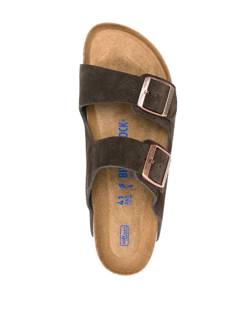 Birkenstock Brown Arizona Sfb Mocca, Suede Leather