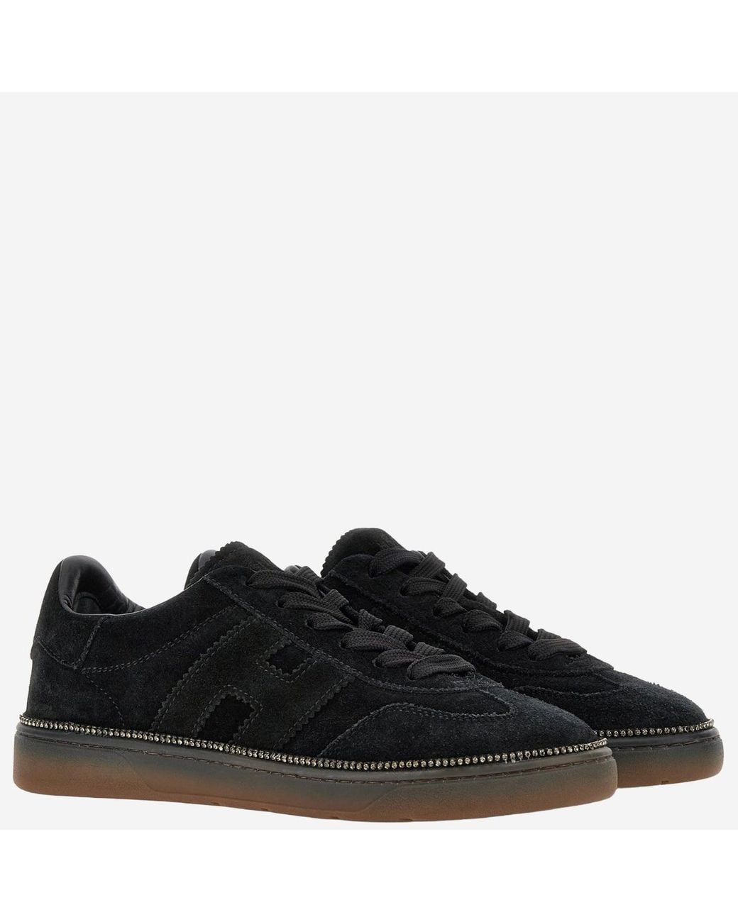 Hogan Black Cool Leather Sneakers