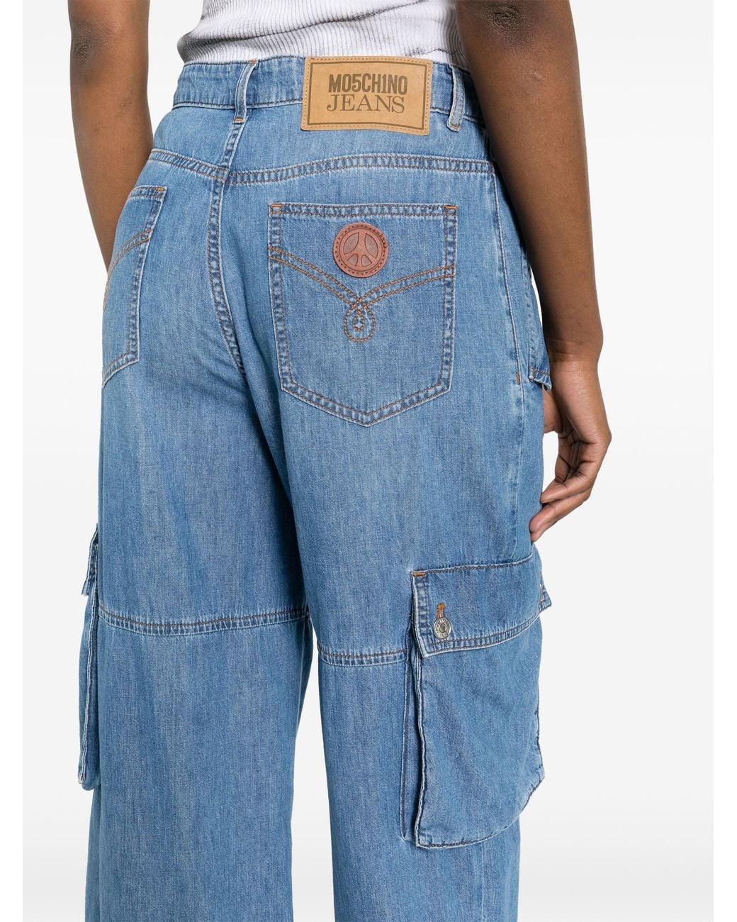 Moschino Blue Pants Clothing