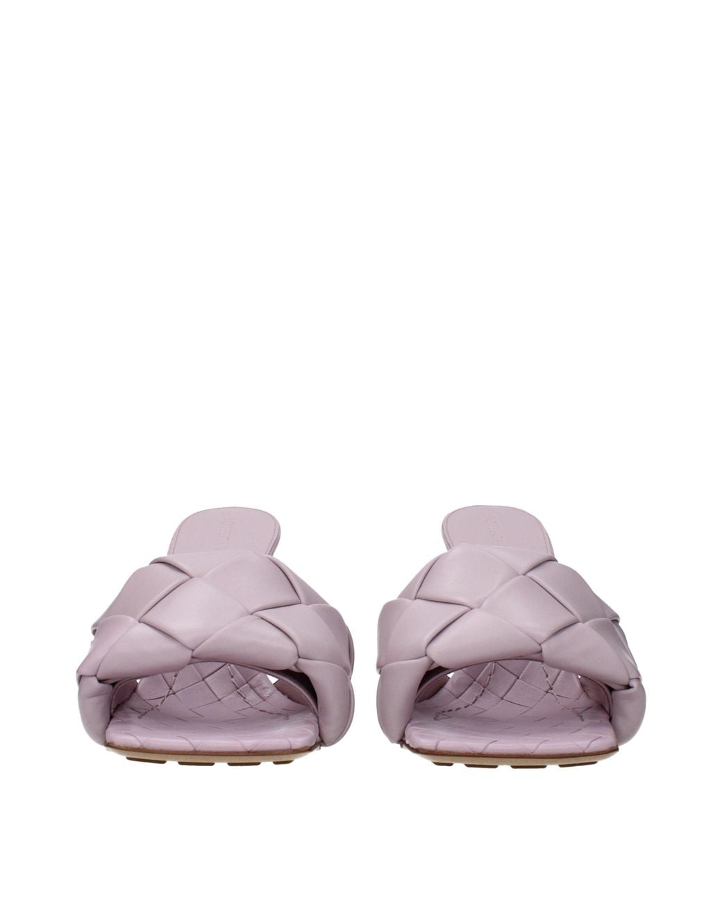 Bottega Veneta Purple Sandali Donna Pelle Rosa/Magnolia