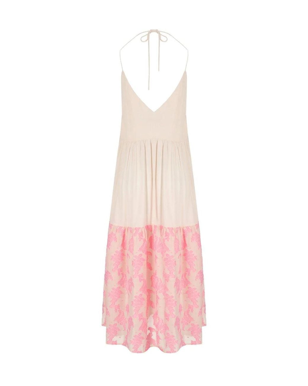 Traffic People Pink Ithaca Long Dress