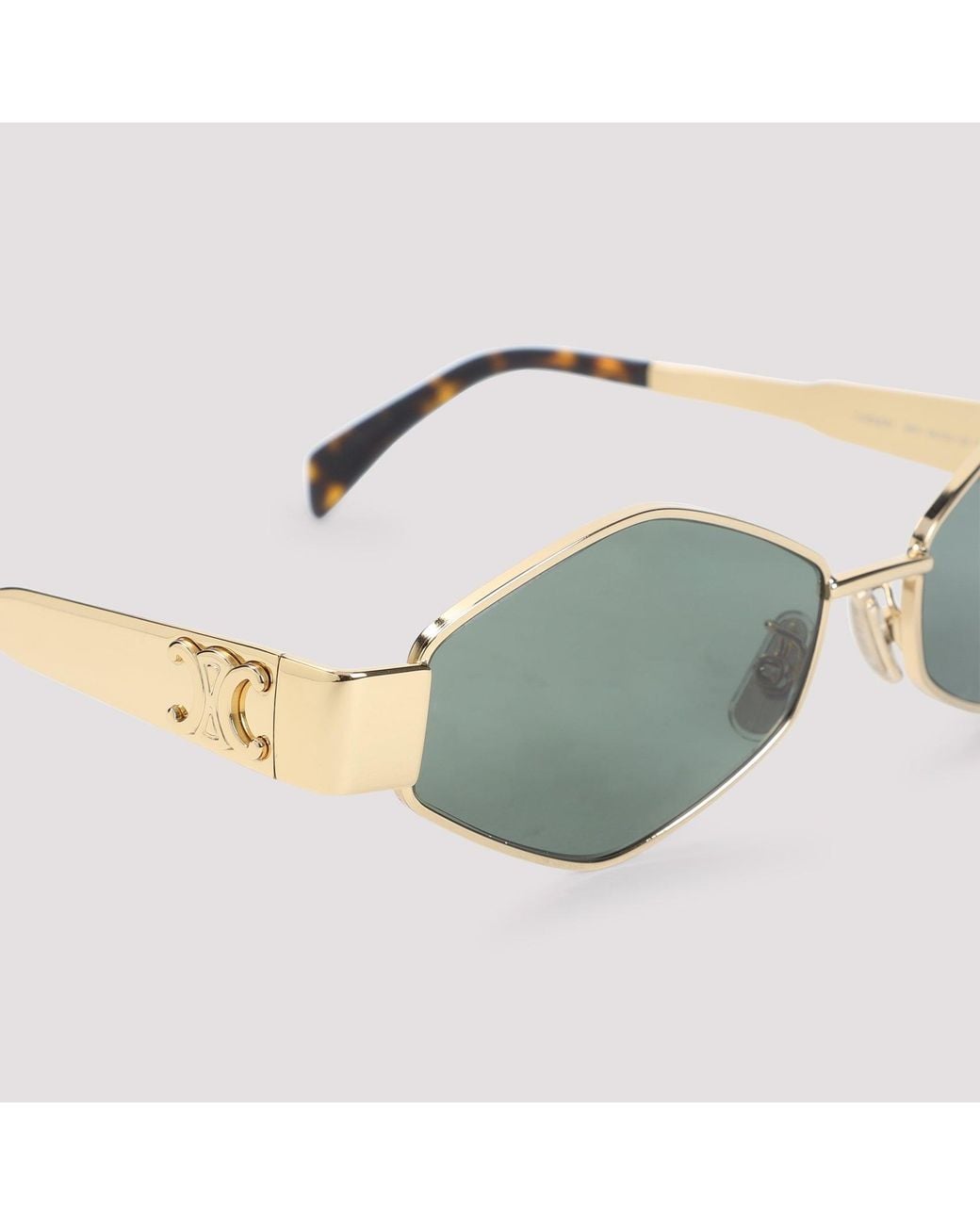 Céline Metallic Triomphe Metal Sunglasses