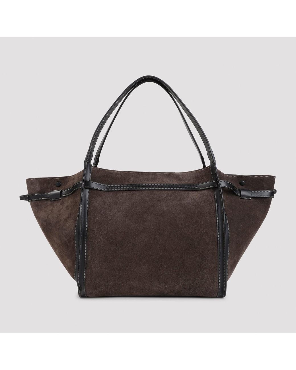 Tod's Brown Tim Medium Shopping Bag