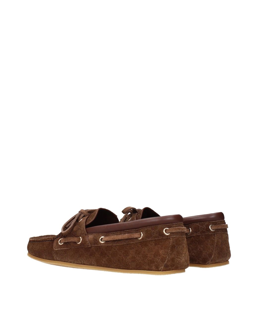 Gucci Brown Moccasins Camouflage